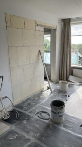 scheidingswand appartement plaatsen achteraf